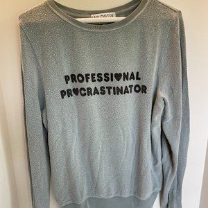 Wildfox Green Sweatshirt Size S